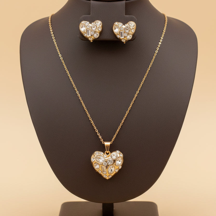 Crystal Heart Elegance Set