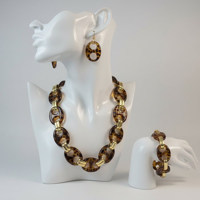 Tortoiseshell Chain Link Complete Set