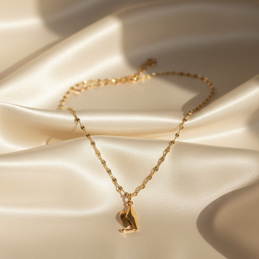 Gold Achievement Graduation Necklace