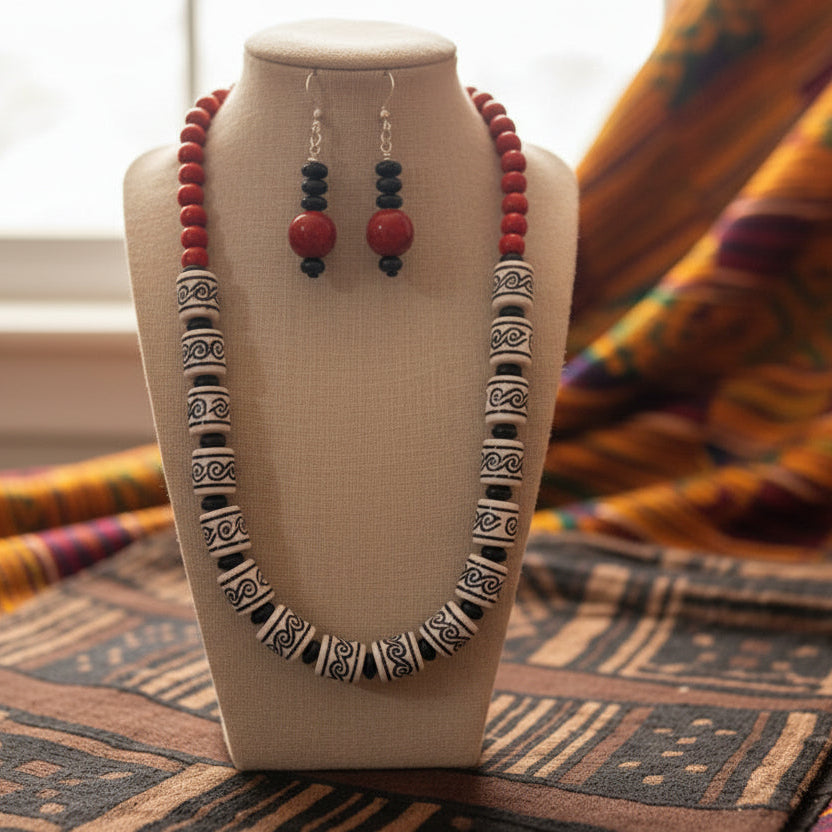 Tribal Ember Custom Bead Set