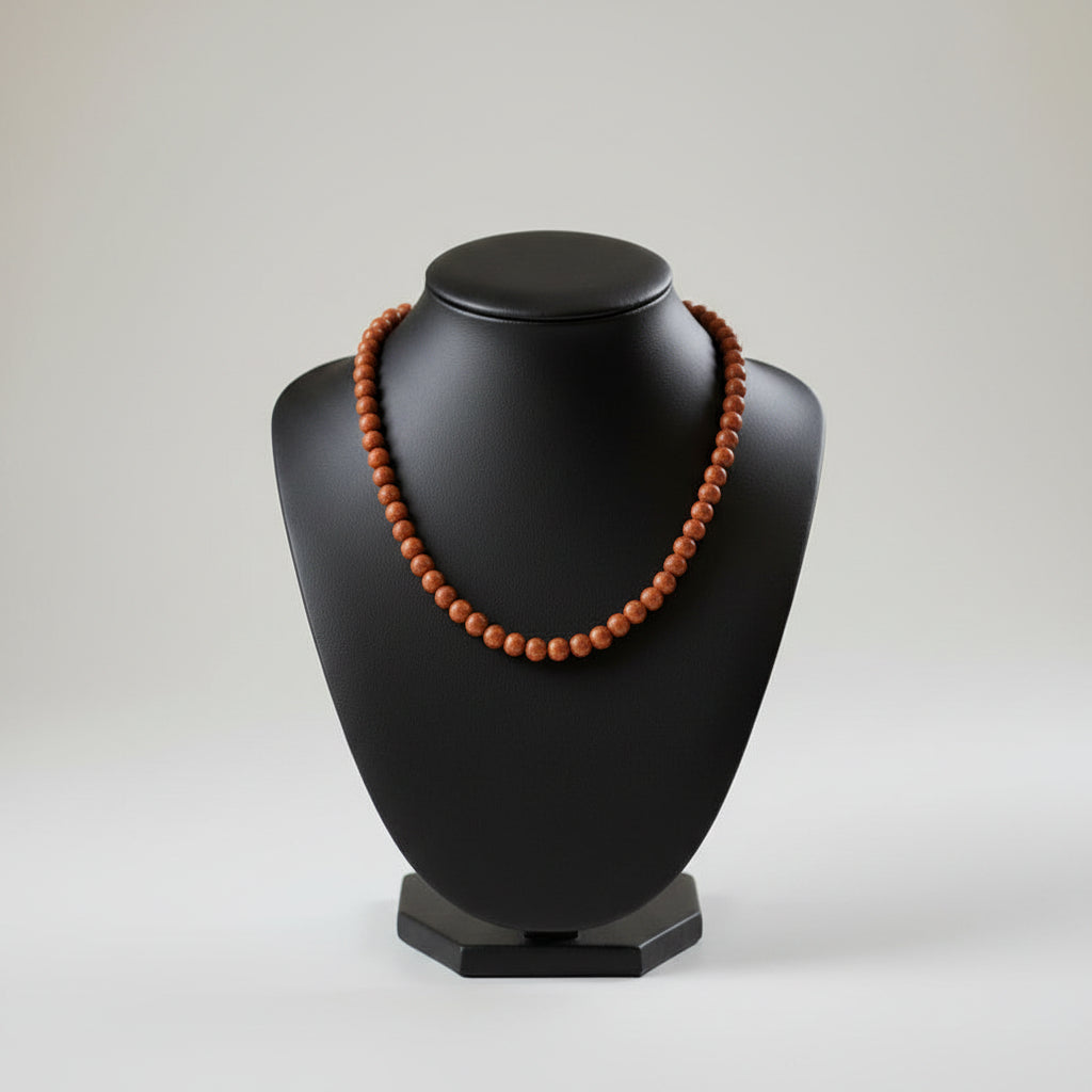 Golden Ember Goldstone Necklace