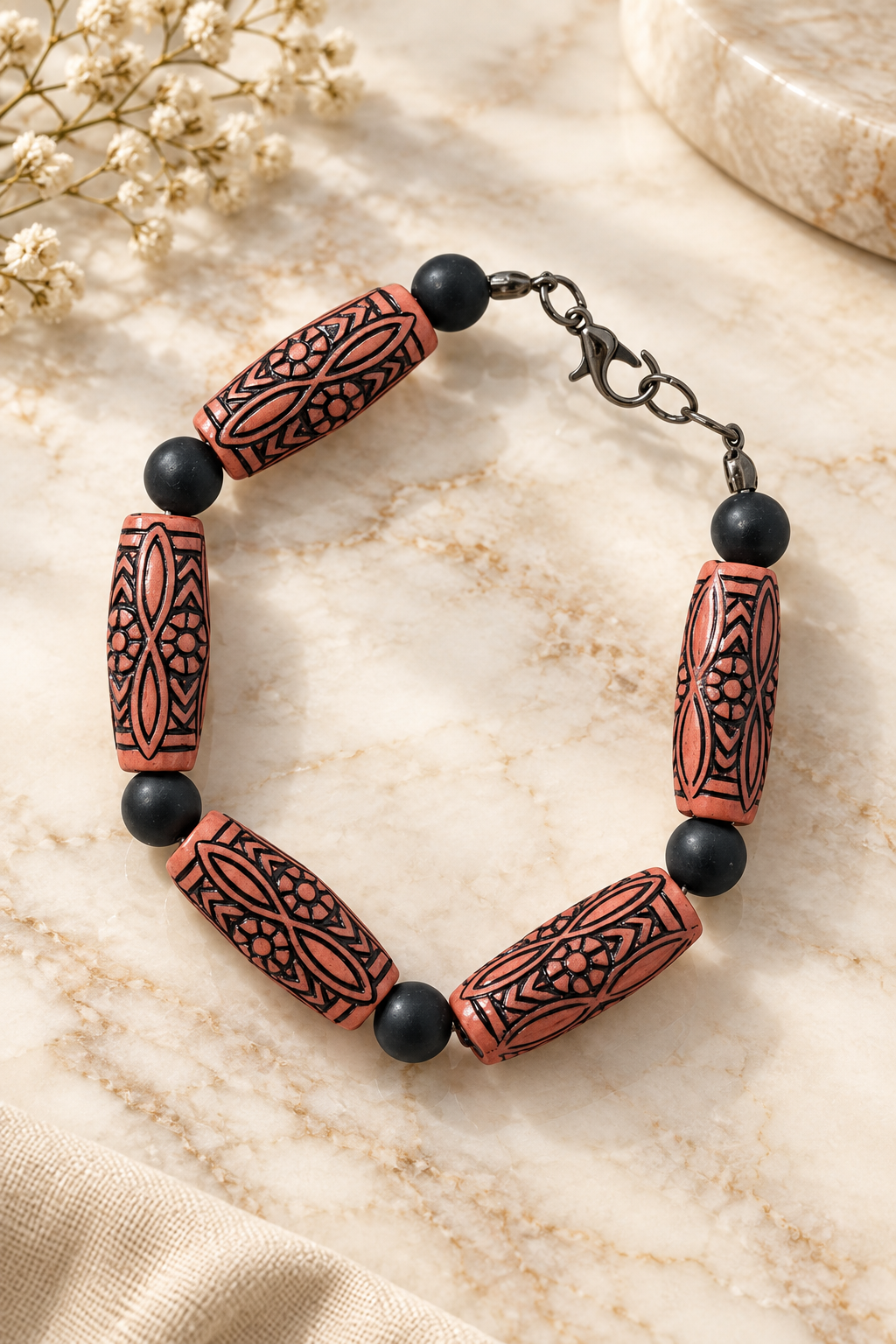 Sunset Tribal Statement Bracelet