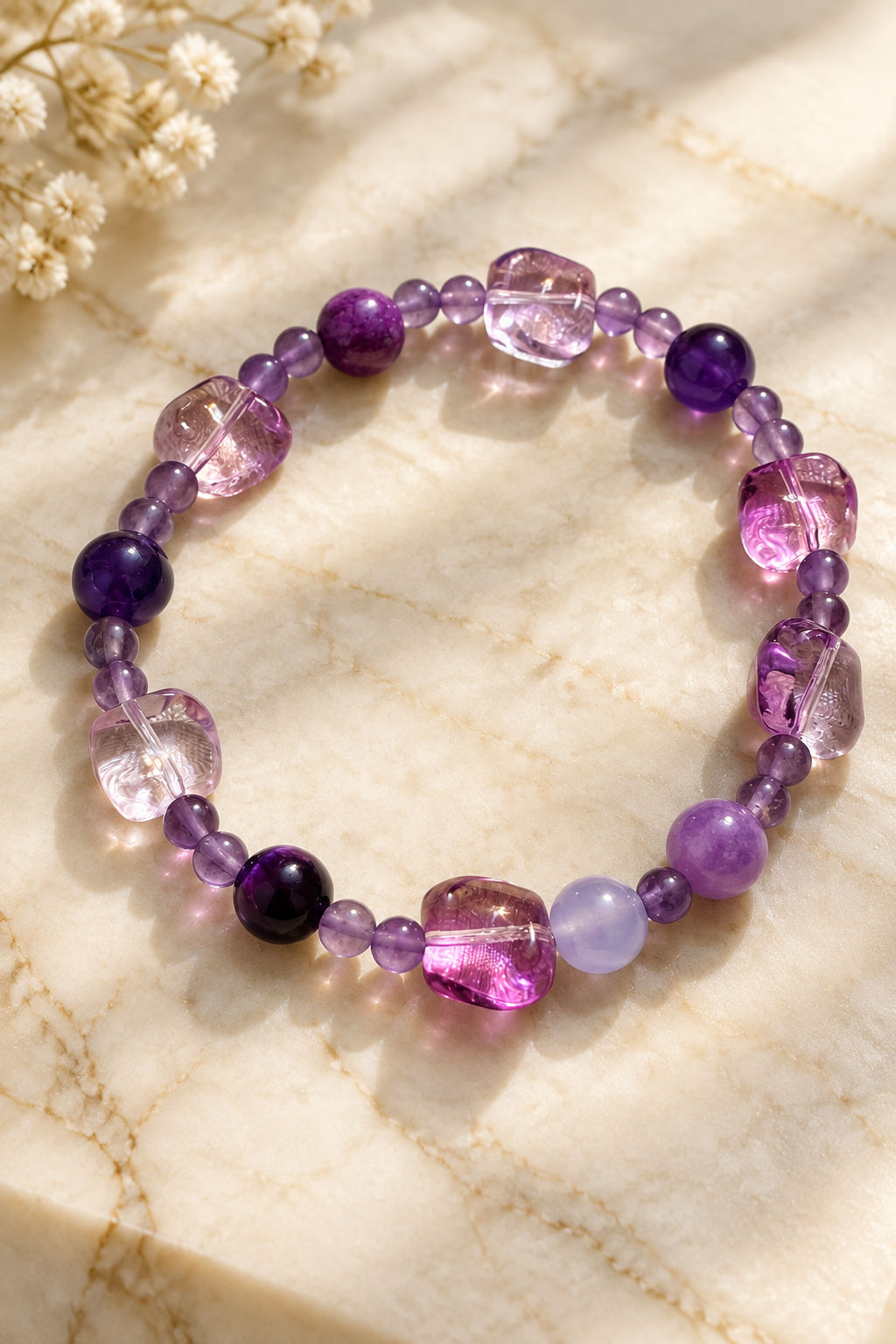 Violet Muse Stretch Bracelet