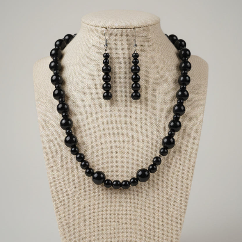 Midnight Luxe Beaded Set