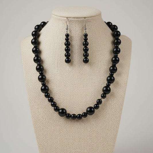 Midnight Luxe Beaded Set
