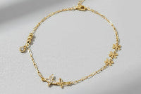 Crystal Wings Anklet