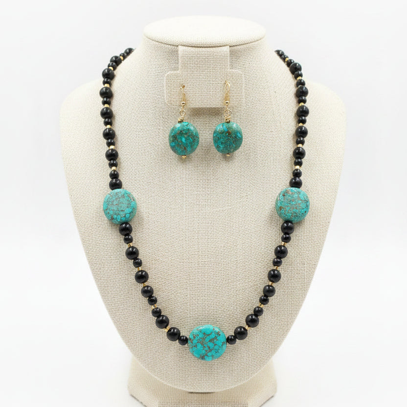 Tribal Midnight Turquoise Set