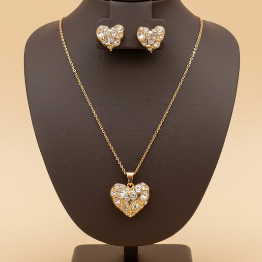 Crystal Heart Elegance Set