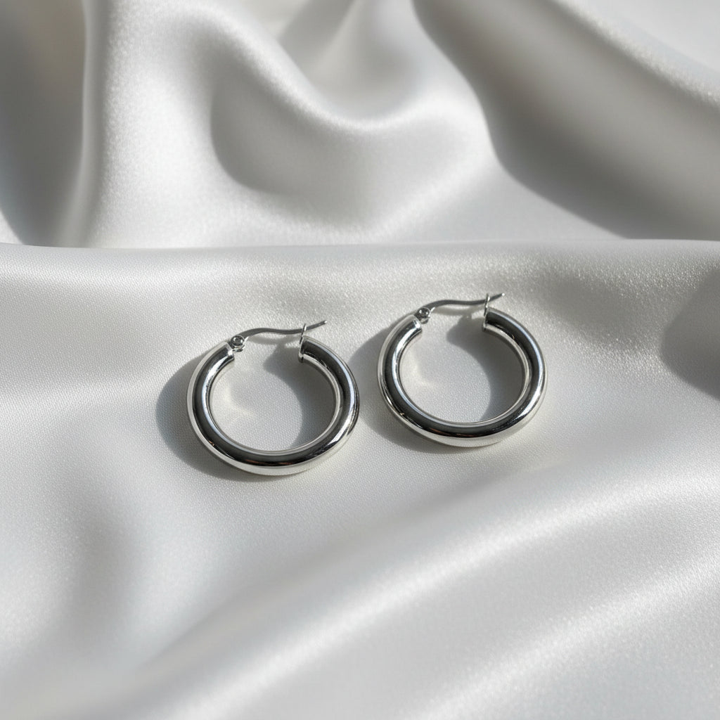 Silver Stainless Steel / 18 K Gold PVD