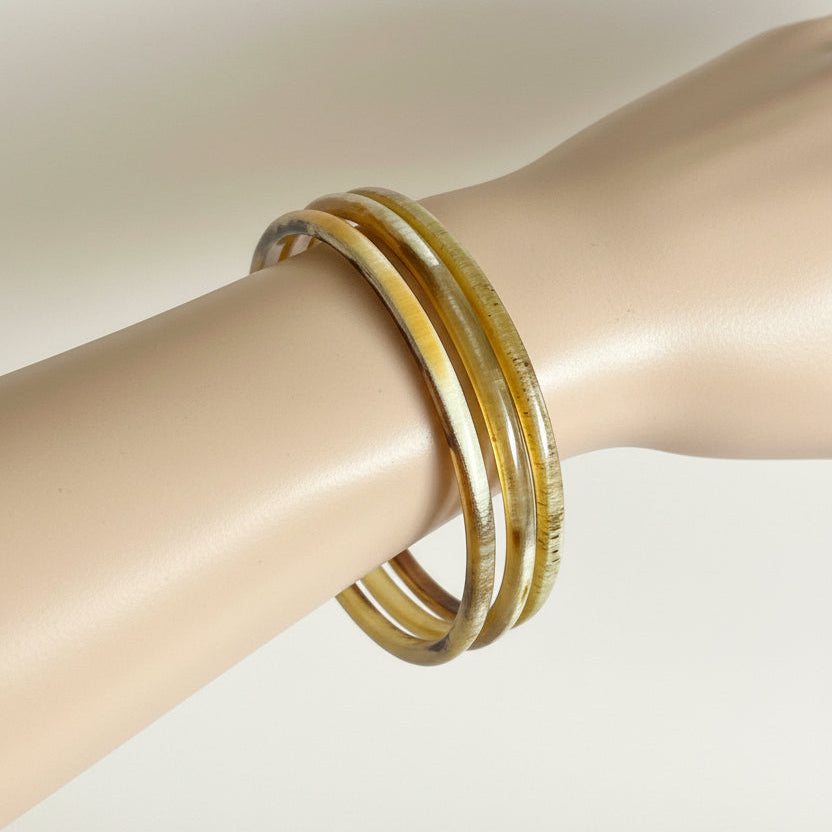 Natural Buffalo Horn Bangles