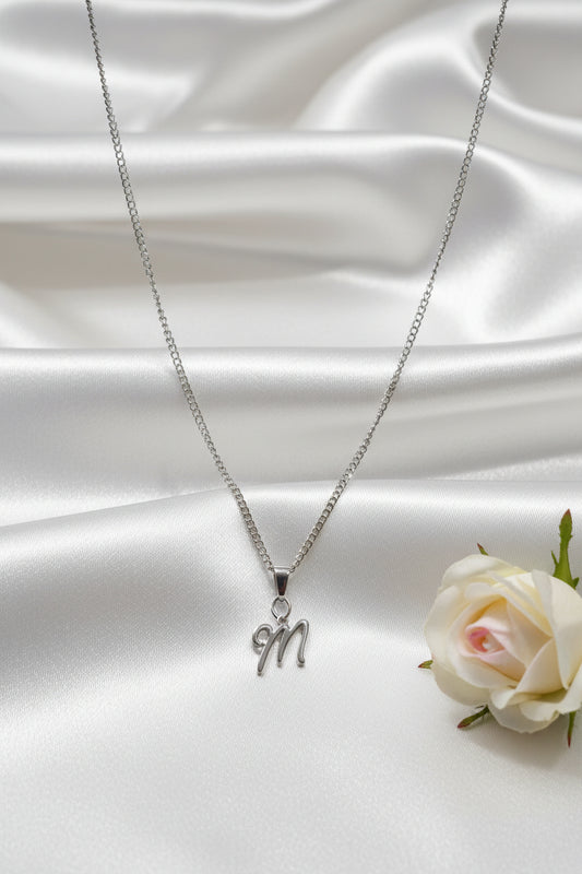 Personalized Initial Necklace "M"