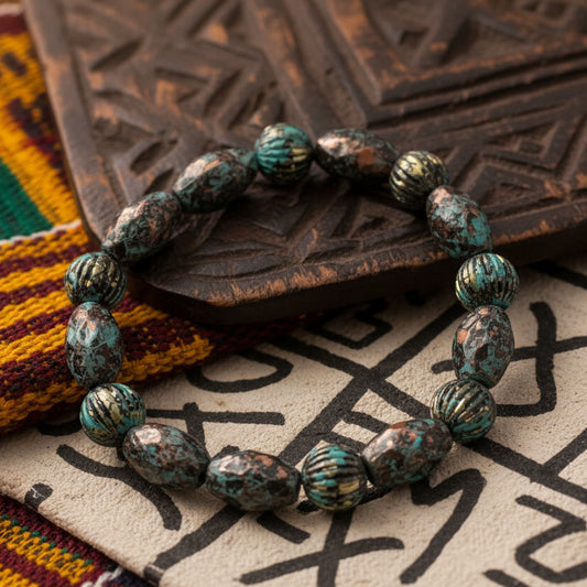 Tribal Harmony Mixed-Bead Bracelet
