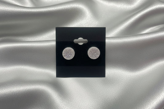 Shimmer Resin Stud Earrings