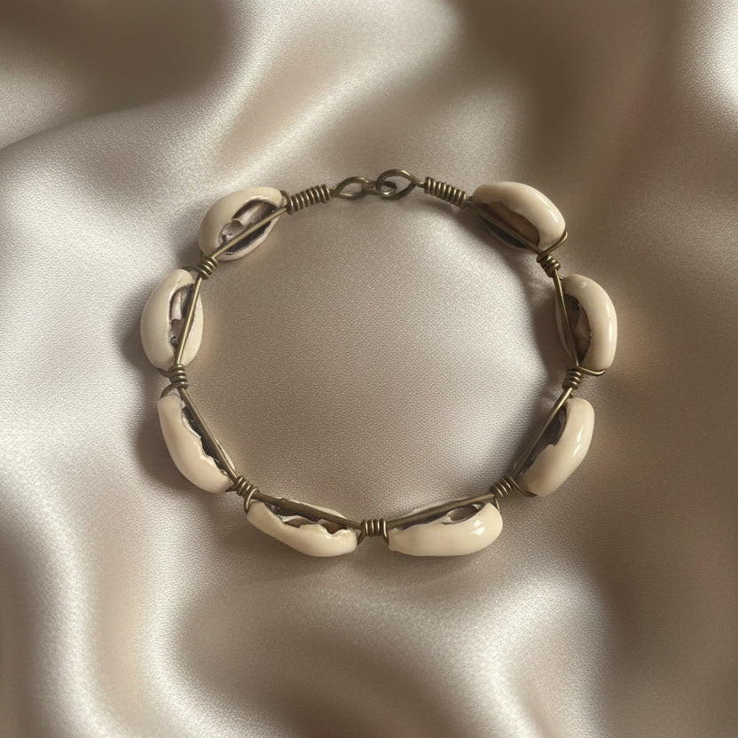 Coastal Heritage Cowrie Bracelet