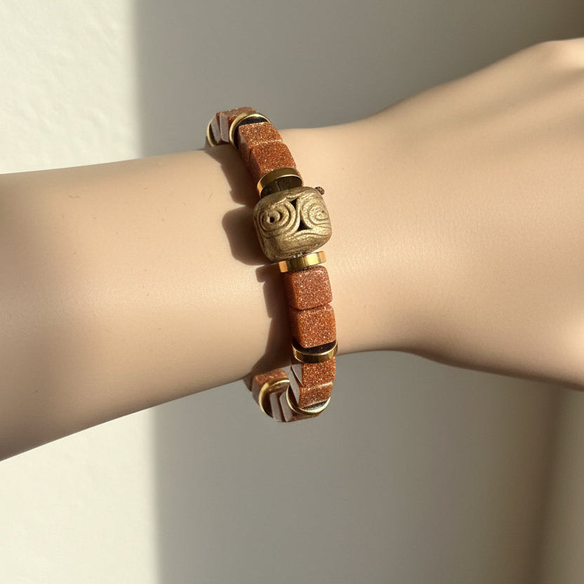 Earth Fire Stone Bracelet