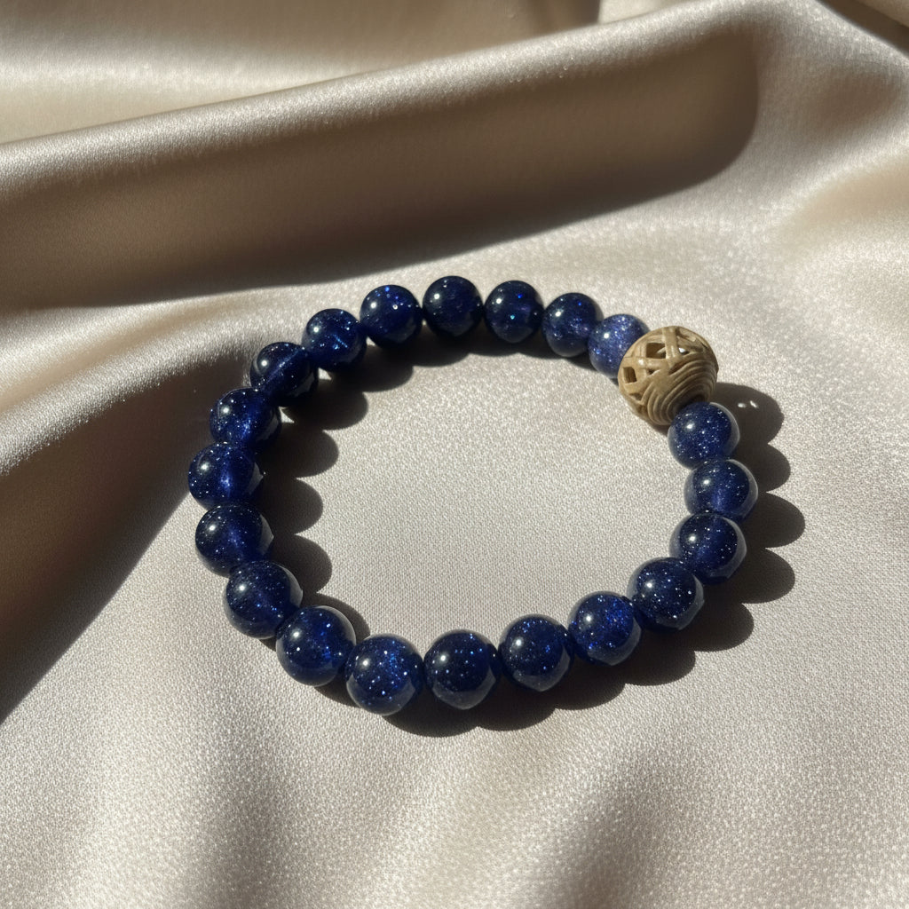 Authentic African Goldstone Bracelet