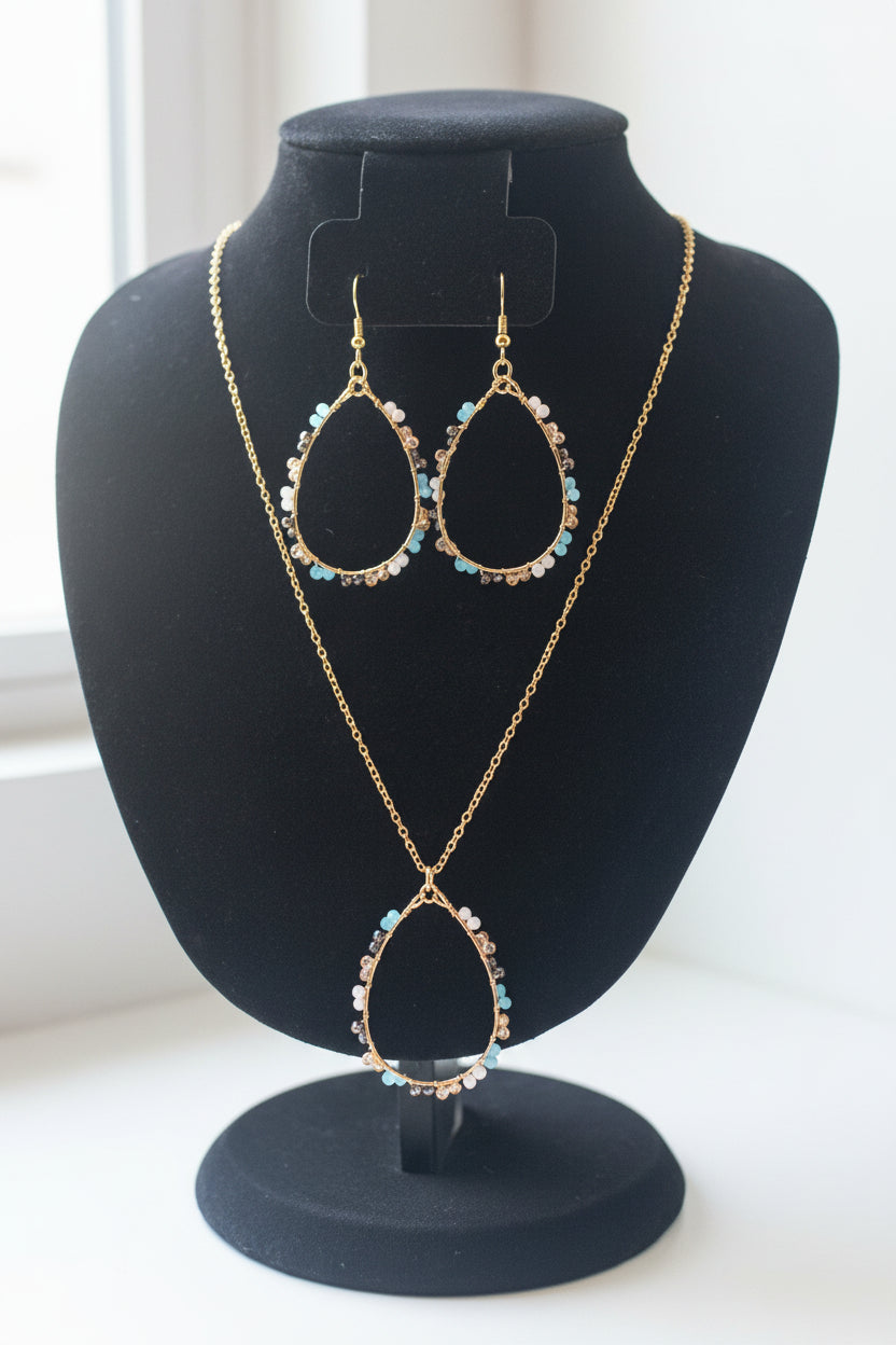 Coastal Luxe Teardrop Set