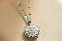 Silver Starburst Spark Necklace