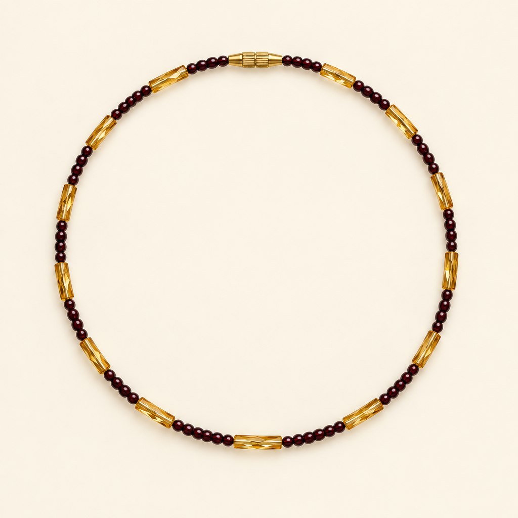 Burgundy Luxe Waist Beads circle main photo