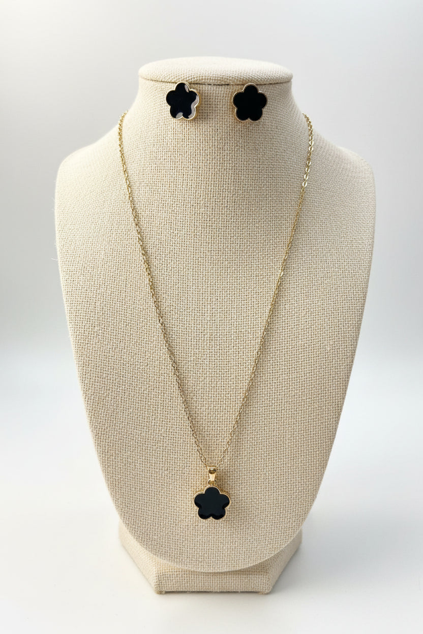 Golden Clove Charm Set - Midnight Luxe