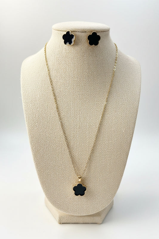 Golden Clove Charm Set - Midnight Luxe