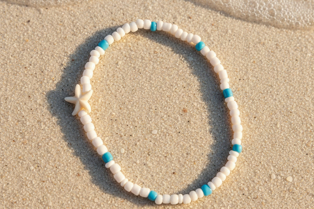Coastal Starfish Stretch Anklet
