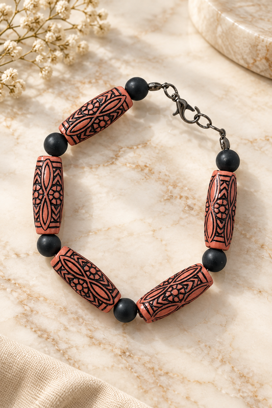 Sunset Tribal Statement Bracelet