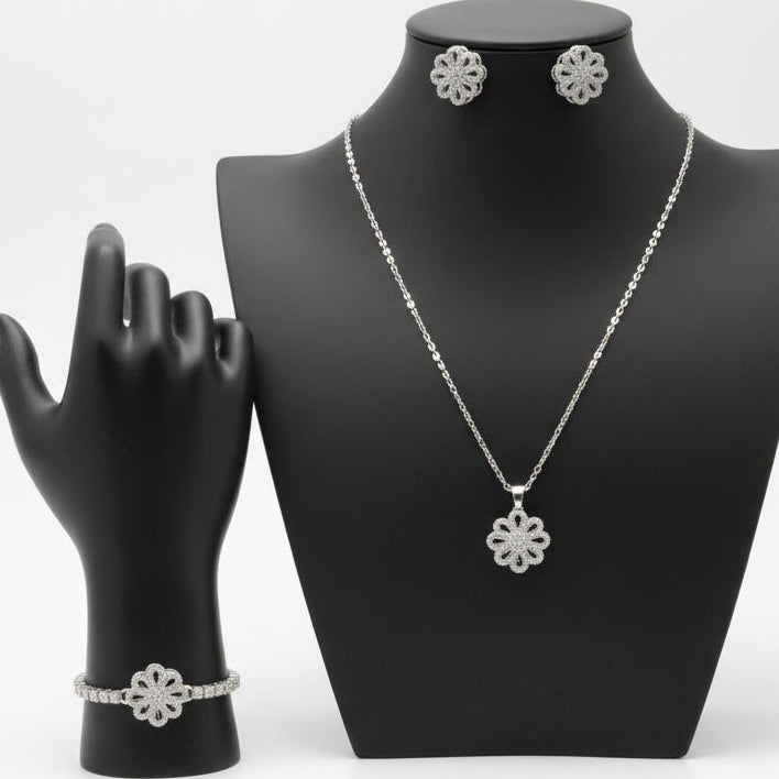 Radiant Bloom Sterling Silver