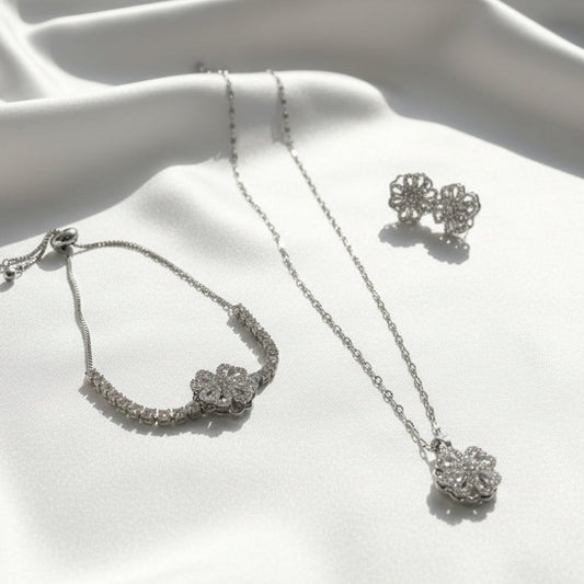 Radiant Bloom Sterling Silver